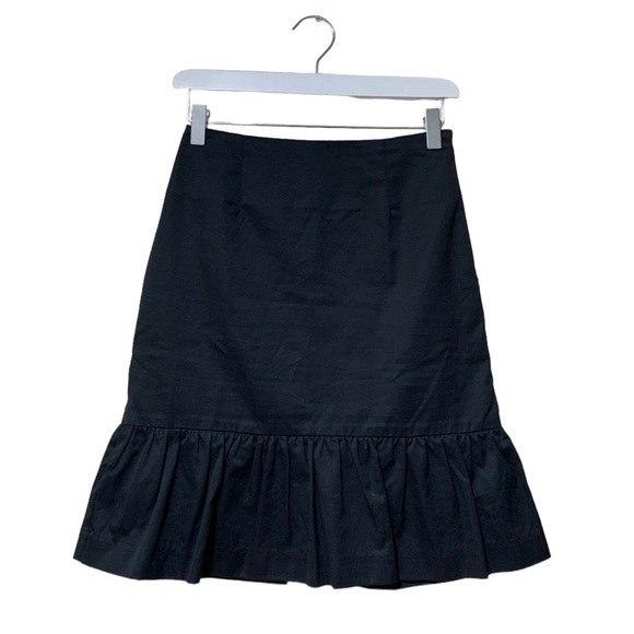 NWOT Jacob Black Mermaid High Waisted Knee Length Ruffle Skirt Size 0 - Picture 2 of 11